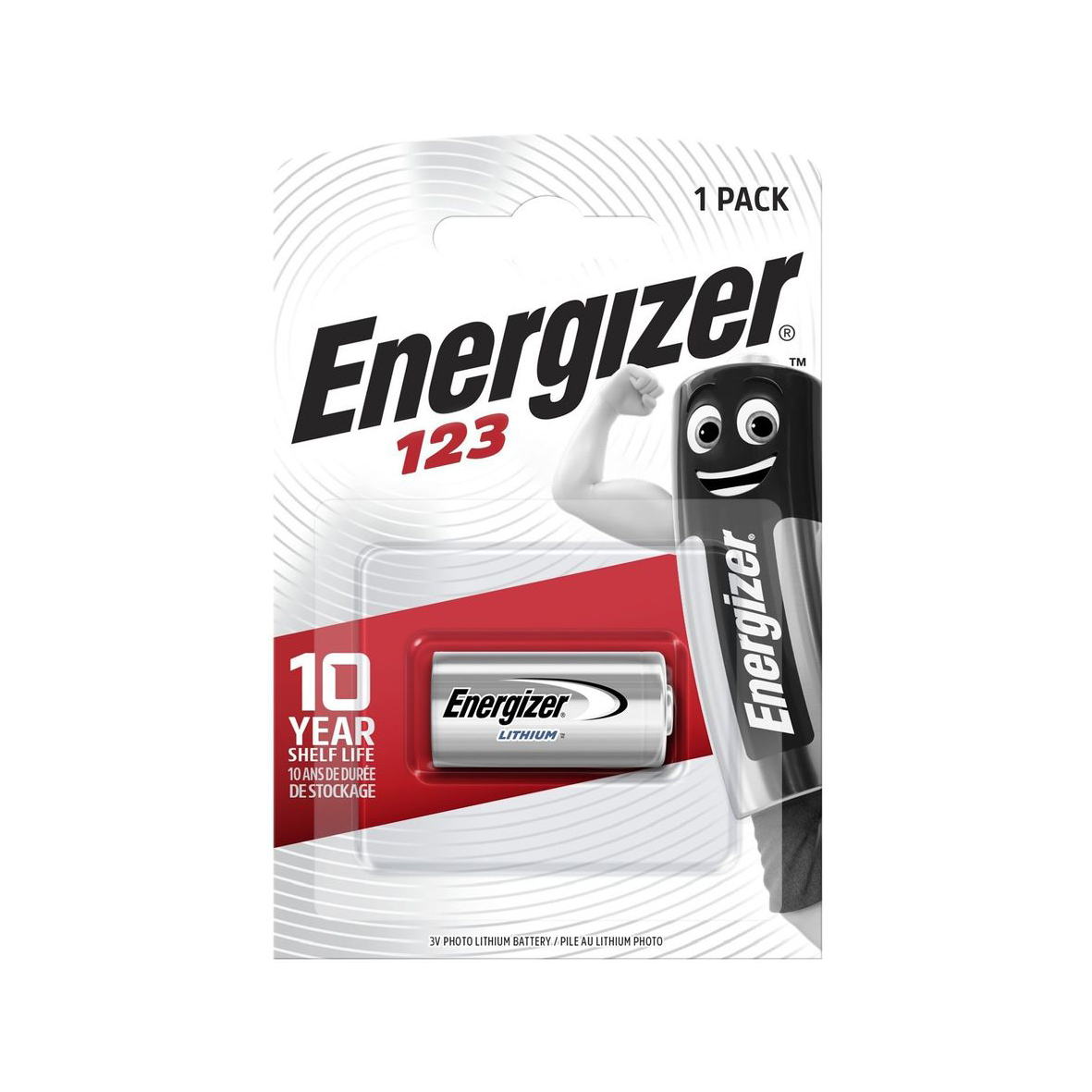 Батарейка CR123 Energizer FSB1 Photo Lith